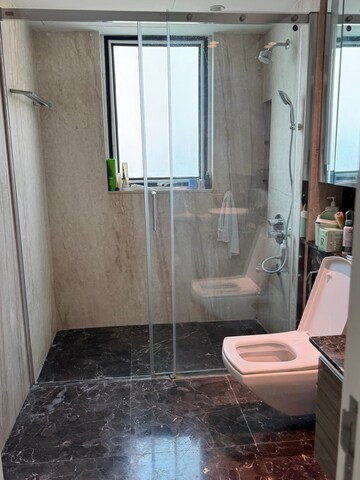 Bathroom in 3 BHK Apartment at DLF The Crest, Sector 54 – for Rent