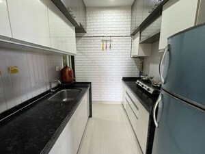 Kitchen in 2 BHK Apartment at Omkar Ananta, Goregaon East – for Rent