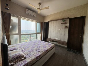 Bedroom in 2 BHK Apartment at Omkar Ananta, Goregaon East – for Rent