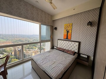 Bedroom in 2 BHK Apartment at Omkar Ananta, Goregaon East – for Rent