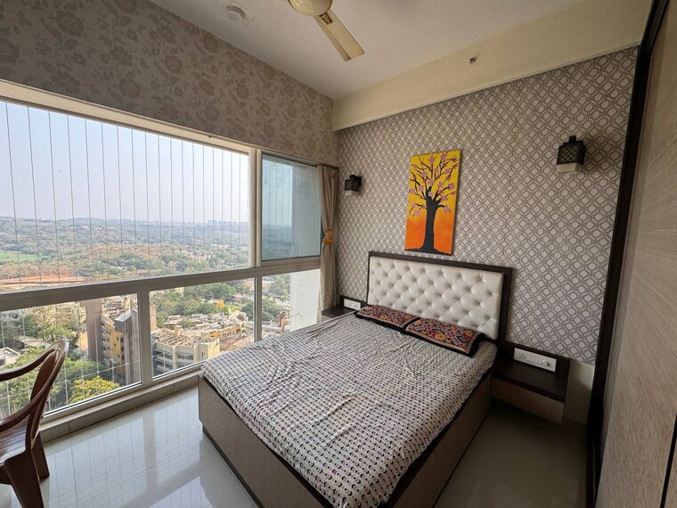 Bedroom, omkar-ananta 2 Bedroom 1100 Sq.Ft. Apartment In Goregaon East Mumbai 9555924