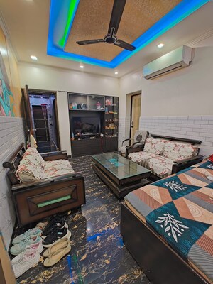 Living Room in 1 BHK Independent House at Jagriti Apartments, Sector 71 – for Rent