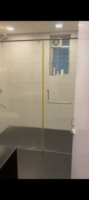 Bathroom in 2 BHK Apartment at Nibbana Apartments, Bandra West – for Rent