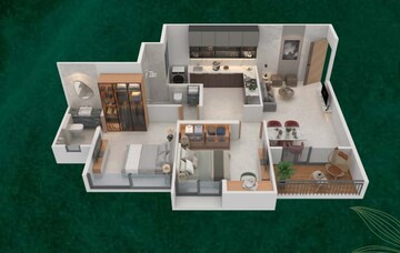 Floor Plan in 2 BHK Apartment at Moshi – for Sale