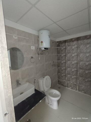 Bathroom in 3 BHK Apartment at RG Luxury Homes, Sector 16b Greater Noida – for Rent