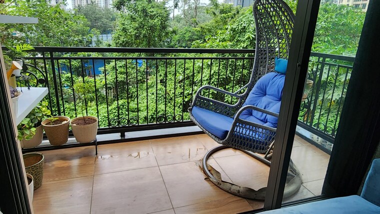 Balcony, aban-park 1 Bedroom 300 Sq.Ft. Apartment In Dhokali Thane 9556046