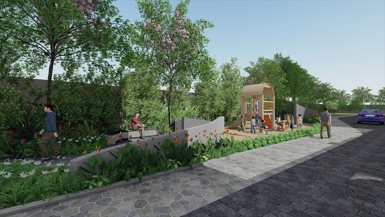 Exterior View, chandrasekharpur 3 Bedroom 1250 Sq.Ft. Apartment In Chandrasekharpur Bhubaneswar 9556048