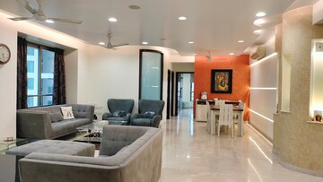 Living Room in 5 BHK Apartment at Oberoi Realty Woods, Goregaon East – for Rent