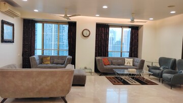 Living Room in 5 BHK Apartment at Oberoi Realty Woods, Goregaon East – for Rent