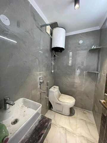 Bathroom in 1 BHK Builder Floor at Chattarpur – for Rent