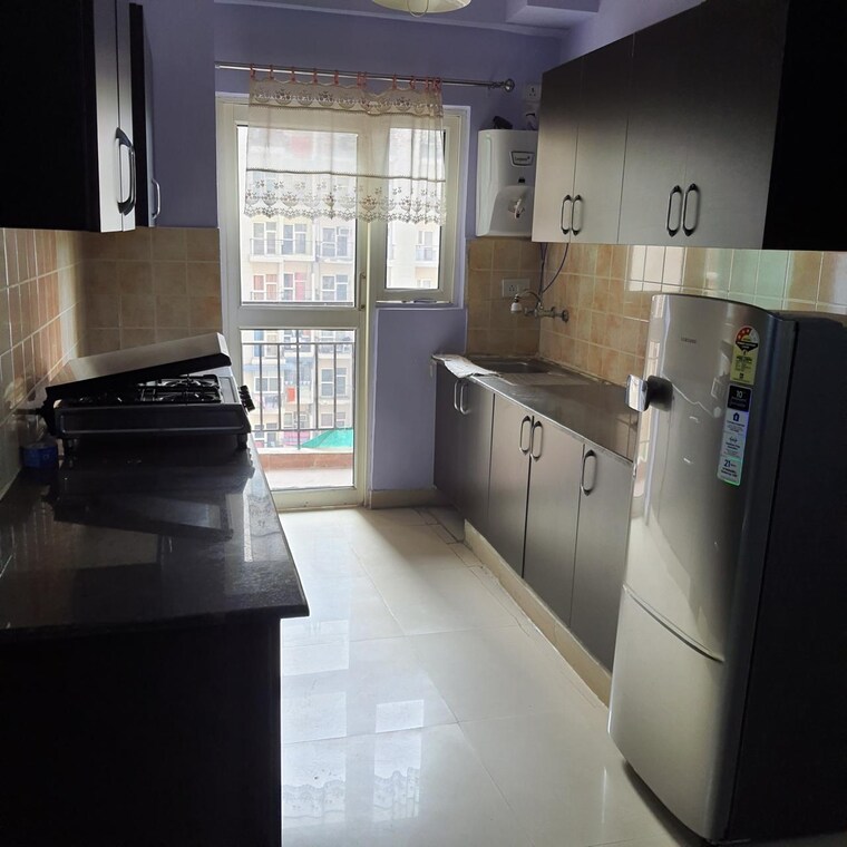Kitchen, aims-golf-city 2.5 Bedroom 1150 Sq.Ft. Apartment In Sector 75 Noida 9556092