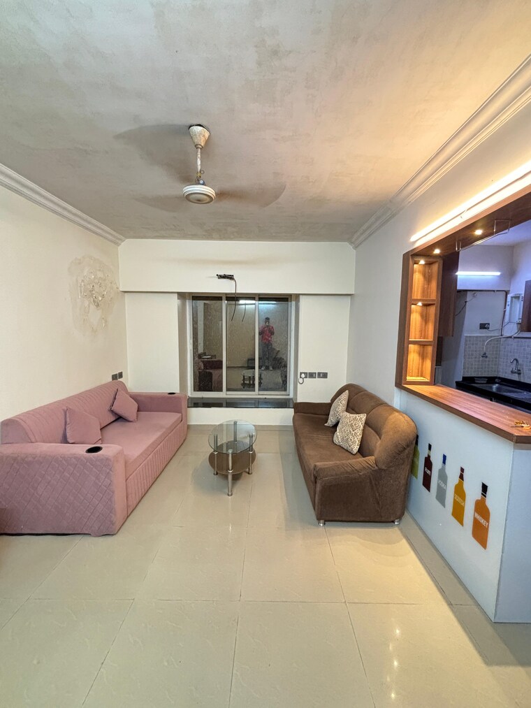 Living Room, mantri-serene 1 Bedroom 600 Sq.Ft. Apartment In Goregaon East Mumbai 9556089