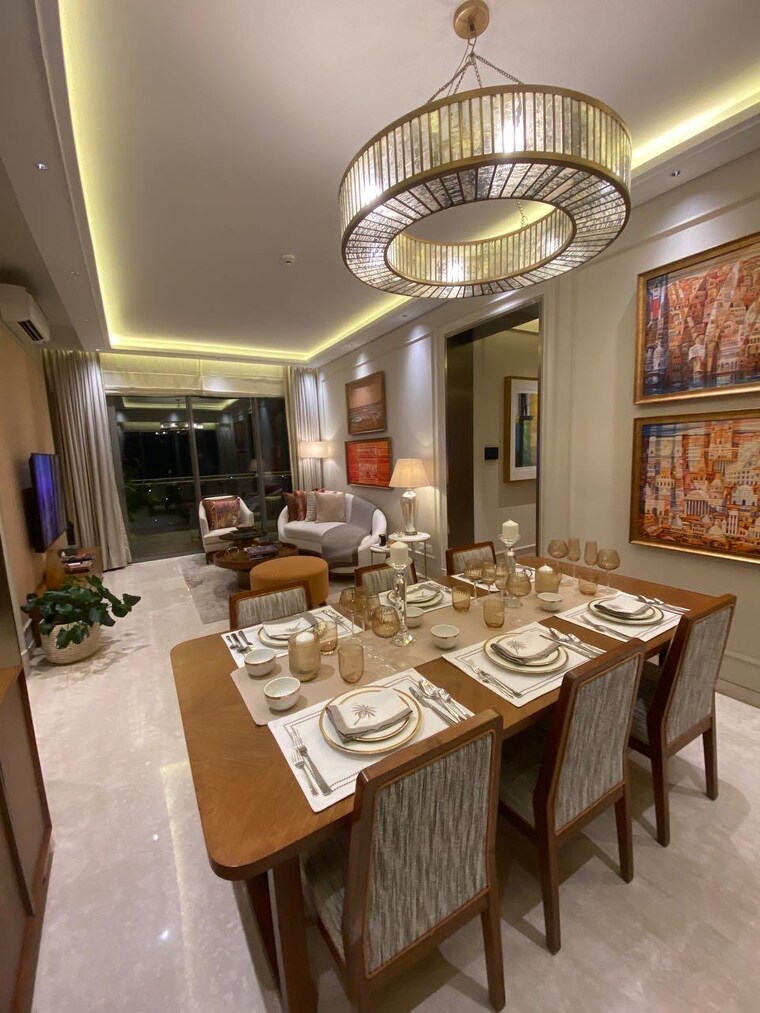 Dining area, piramal-mahalaxmi 4 Bedroom 1850 Sq.Ft. Apartment In Mahalaxmi Mumbai 9556256