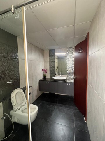 Bathroom in 3 BHK Apartment at Karle Zenith, Hebbal – for Rent