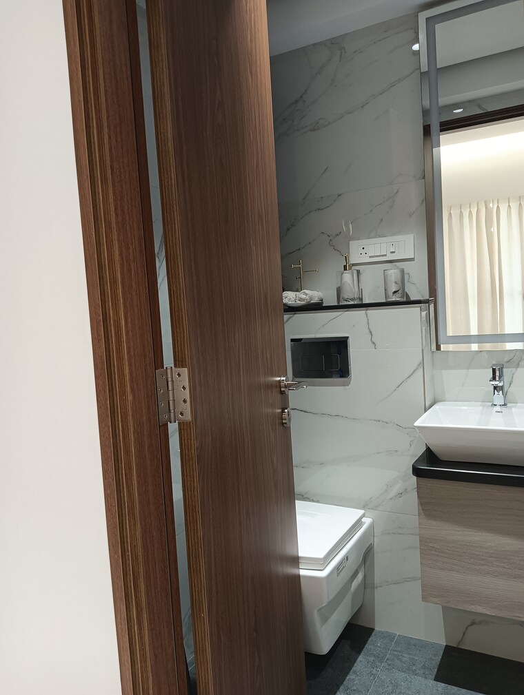 Bathroom, inspira-gurukripa 2.5 Bedroom 918 Sq.Ft. Apartment In Chembur Mumbai 9556335