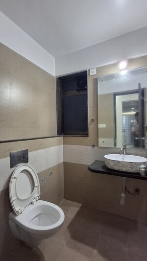 Bathroom in 2 BHK Apartment at Raheja Serenity, Kandivali East – for Rent