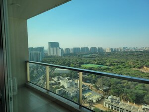 Balcony in 3 BHK Apartment at DLF The Crest, Sector 54 – for Rent