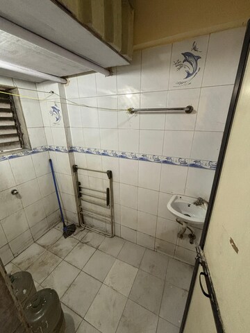 Bathroom in 1 RK Apartment at Rabale – for Rent