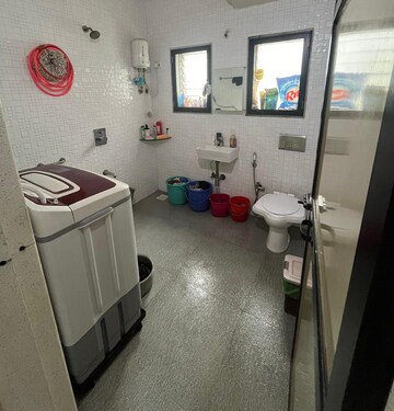 Bathroom in 2 BHK Apartment at Deepti Society, Daulat Nagar – for Sale