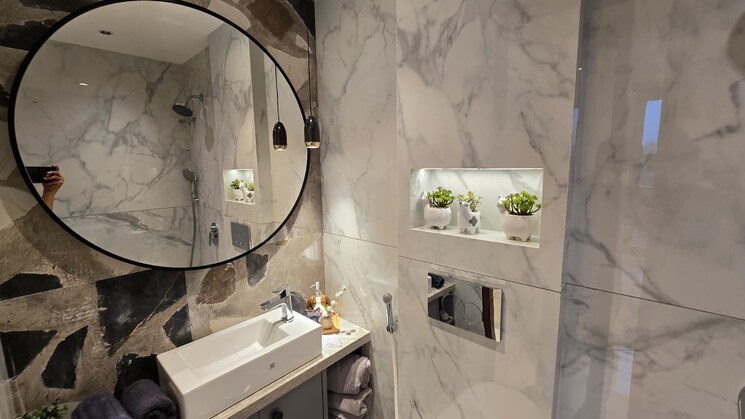 Attached Bathroom, adani-ten-bkc 3 Bedroom 1232 Sq.Ft. Apartment In Bandra East Mumbai 9556675