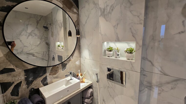 Attached Bathroom, adani-ten-bkc 3 Bedroom 1232 Sq.Ft. Apartment In Bandra East Mumbai 9556675