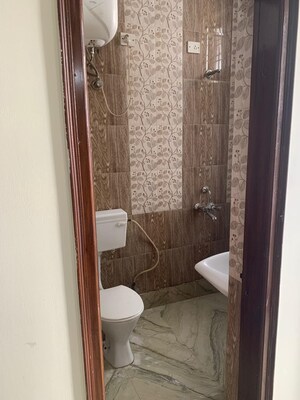 Bathroom in 2 BHK Builder Floor at Chattarpur – for Rent