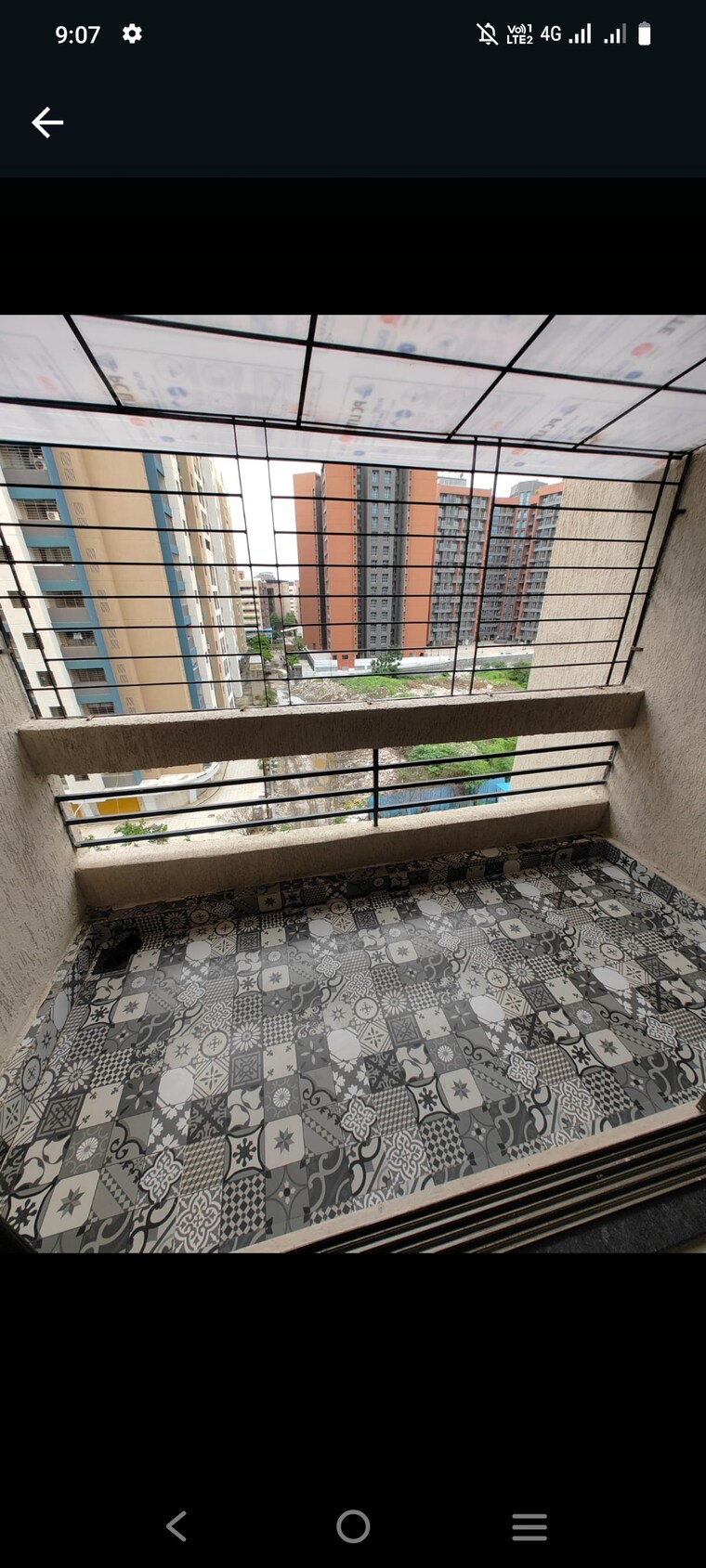 Balcony, vinay-unique-residency 3 Bedroom 708 Sq.Ft. Apartment In Virar West Palghar 9556832