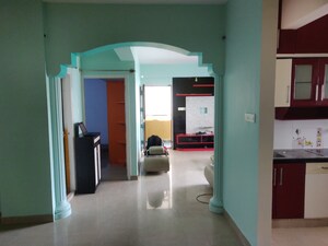 Living Room in 3 BHK Apartment at Mahaveer Hermitage, Jp Nagar – for Rent