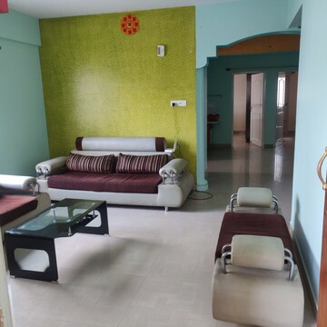 Living Room in 3 BHK Apartment at Mahaveer Hermitage, Jp Nagar – for Rent