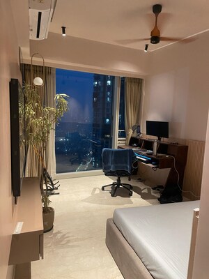 Living Room in 2 BHK Apartment at Kalpataru Magnus, Bandra East – for Rent