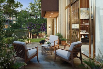 Balcony in 3 BHK Apartment at Shapoorji Pallonji Kingstown, Hadapsar – for Sale