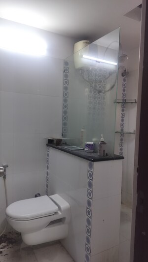 Bathroom in 3 BHK Apartment at Banjara Hills – for Rent