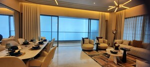 Living Room in 4 BHK Apartment at Godrej Skyshore, Versova – for Sale