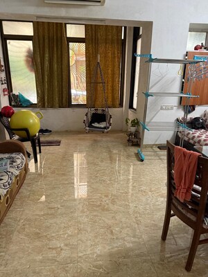 Living Room in 2 BHK Apartment at Navjivan Colony, Mahim – for Rent