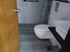 Bathroom in 2 BHK Apartment at Lohia Jain Vallonia Apartments, Bavdhan – for Rent