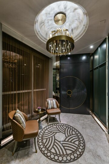 Living Room in 4 BHK Apartment at Avighna One Avighna Park, Lower Parel – for Sale