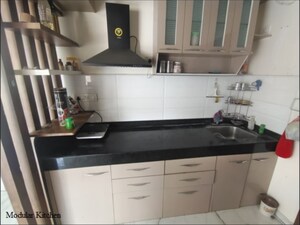 Kitchen in 1 BHK Apartment at VTP One, Kharadi – for Rent