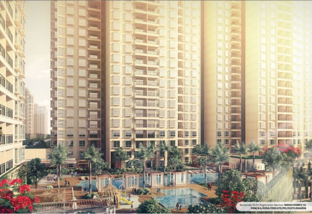 1.5 BHK 1090 Sq.Ft. Apartment in Bhartiya Garden Estate