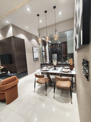 Living Room in 2 BHK Apartment at Ruparel Stardom, Malad West – for Sale