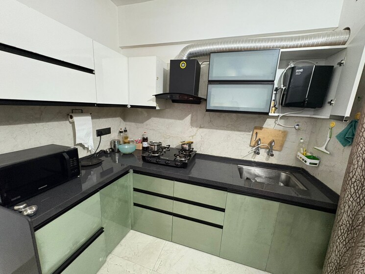 Kitchen, unique-k-ville 2 Bedroom 900 Sq.Ft. Apartment In Ravet Pune 9557601
