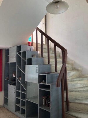 Staircase in 2 BHK Independent House at Panchsheel Park – for Rent