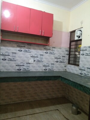 Kitchen in 1.5 BHK Builder Floor at Rajpur Khurd Extension – for Rent