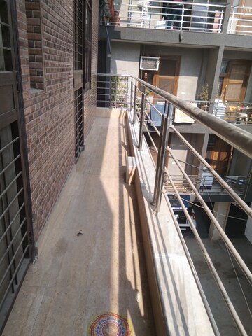 Balcony in 1.5 BHK Builder Floor at Rajpur Khurd Extension – for Rent