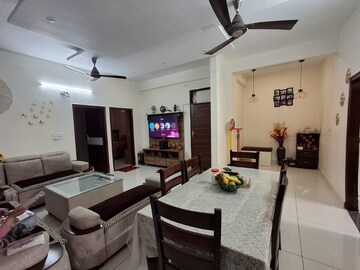 Living Room in 3 BHK Apartment at Lake View Complex, Dhakoli – for Rent