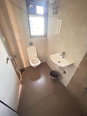 Bathroom in 3 BHK Apartment at K Raheja Heights, Malad East – for Rent