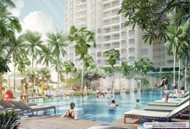 Swimming Pool, bhartiya-garden-estate 3 Bedroom 1600 Sq.Ft. Apartment In Navarathna Agrahara Bangalore 9557735