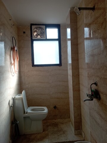 Bathroom in 3 BHK Builder Floor at Saket – for Rent