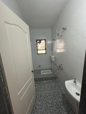 Bathroom in 3 BHK Apartment at Om Tropica, Ravet – for Rent