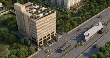 Balcony in  Office Space at Marutinandan Entice, Ambli – for Rent