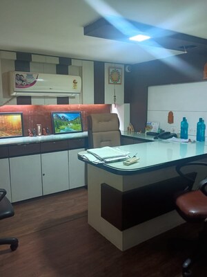 Kitchen in  Office Space at Bbd Bagh – for Rent